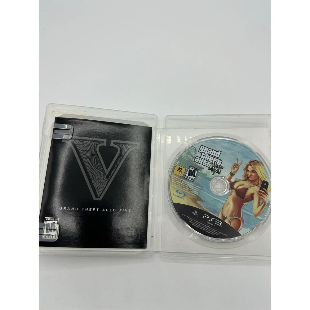 Grand Theft Auto V (PS3) Pristine Disc Complete In Box w/ Manual & Map Tested